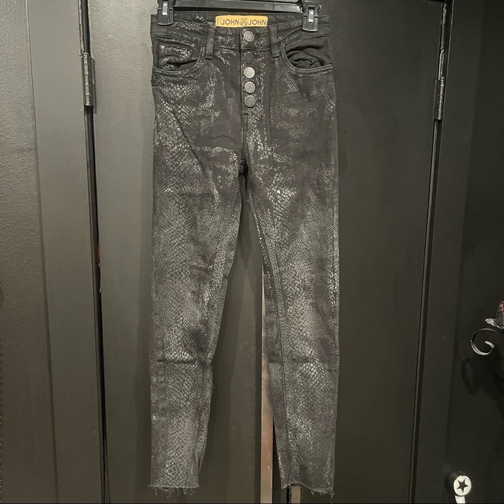 John John Snakeskin Jeans!